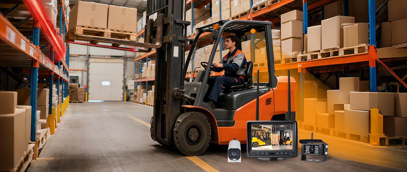 SF-410V Wireless Forklift Laser Camera System